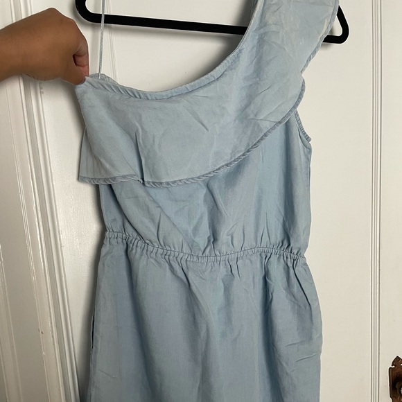 Guess Light Blue One Shoulder Dress - Picture 11 of 14